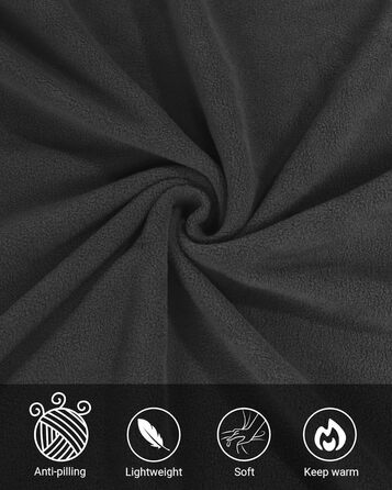 Флісова жилетка чоловіча Outdoor Ventures з довгими рукавами, тепла, вітронепроникна, з підкладкою, зимова жилетка, робоча жилетка для чоловіків з кишенями на блискавці (XL, Dim Gray)