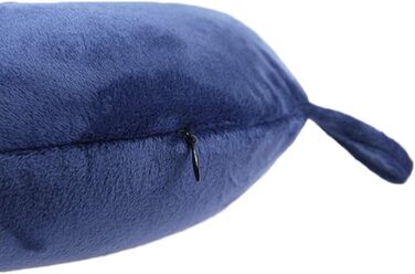 Подушка для шиї у літак/подорожі Memory Foam, підтримуюча, блакитна