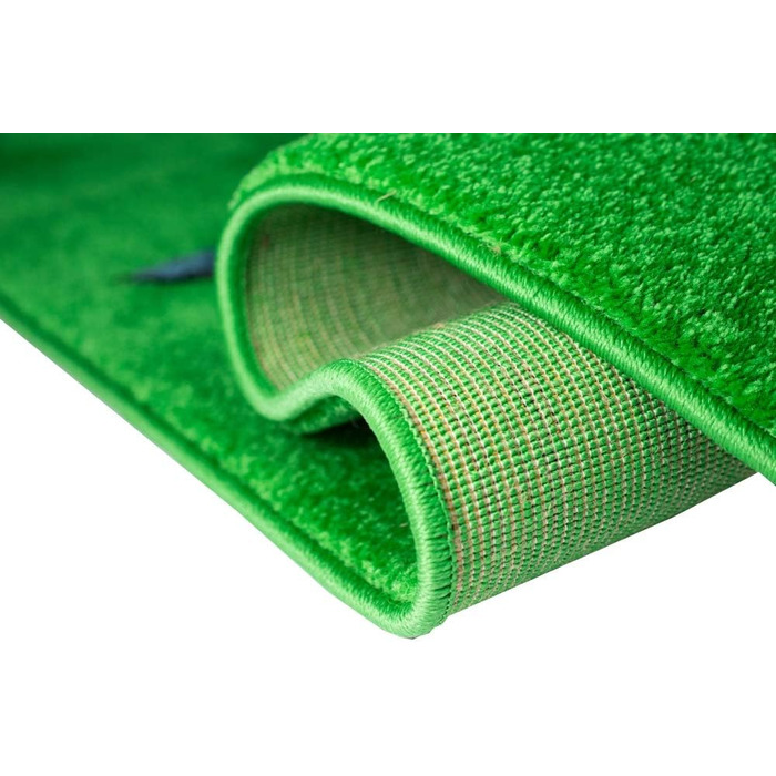 CARPETIA Children's Rug Dinosaur Children's Room Rug Dinosaurs Green Size 160 cm Round