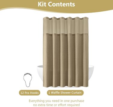 Шторка для душу FY&XZH з гачками, важка, водонепроникна, зелена, 83x83 см та 200x200 см, з сітчастим вікном, стиль готелю