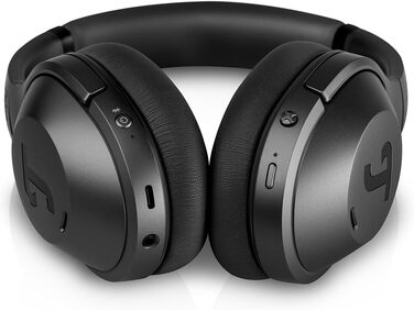 Бездротові Bluetooth-навушники Teufel REAL Blue NC 3 Over-Ear з активним шумозаглушенням ANC, Night Black