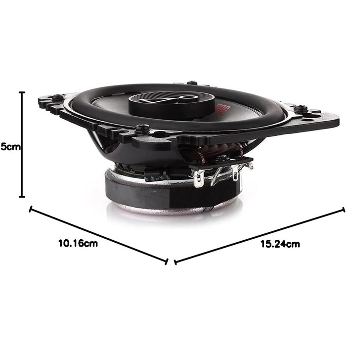 Автомобільні динаміки JBL Stage3 6427 Harman Kardon 175 Вт, 2-смугові овальні 10x15 см, чорні