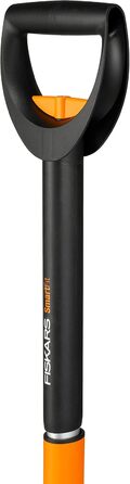 Телескопічний видаляч бур'янів Fiskars Smart-Fit 1-1,19 м, нержавіюча сталь, пластиковий руків'я, чорний/помаранчевий, 1020125