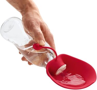 Складана пляшка для води HUNTER Outdoor з силікону, червона