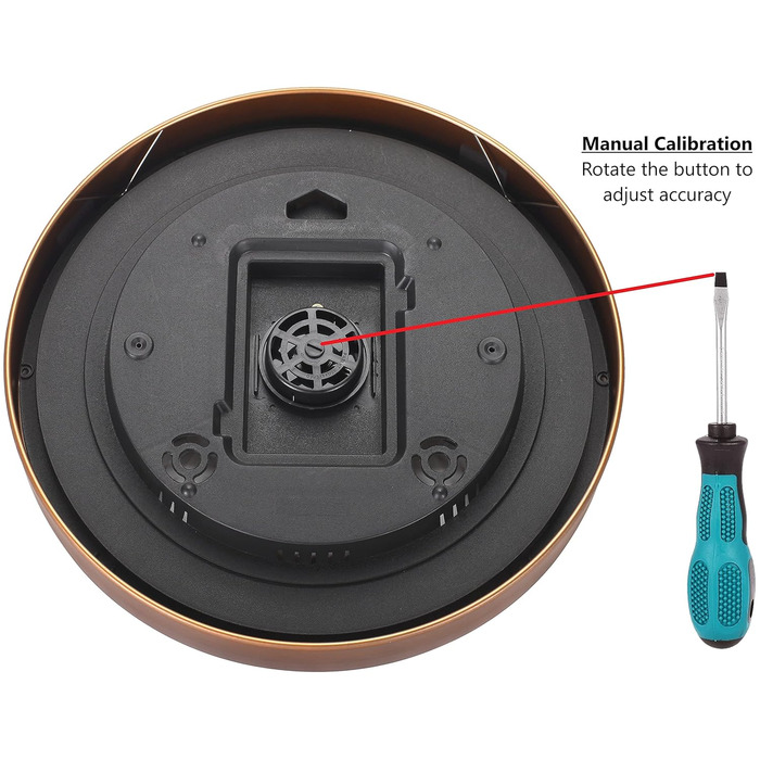 MIKSUS 12.3 Large Number Premium Thermometer Outdoor Indoor Waterproof Decorative (Improved Accuracy and Design)