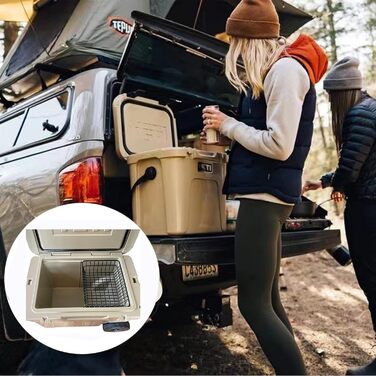 Кошик-органайзер для холодильника YETI Tundra Haul/Roadie 48/60, зберігає продукти холодними та сухими, сумісний з аксесуарами (замки, розділювачі, лід)