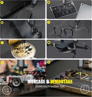 Набір викруток 72 в 1 для ремонту iPhone/MacBook/Xbox/Switch/PS4/PS5: Torx, Pentalobe, Triwing, Dreieck + Spudger