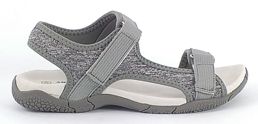 Підліткові сандалі AMERICAN CLUB RL106 на липучках, сірі, розмір 39
