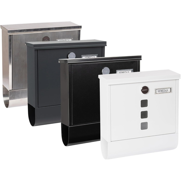 Поштовий ящик ARREGUI Chance E7005 сталевий з газетницею, антрацит (DIN A4)