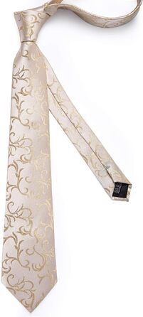 Чоловіча краватка DiBanGu бежевого кольору, модна, 150 см