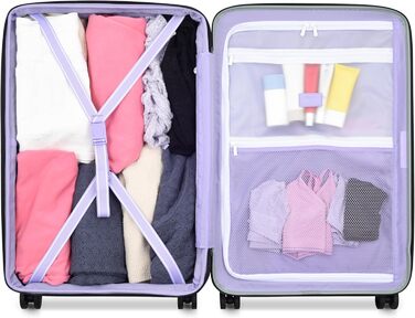 Чемодан жіночий Florence by Mills Spin Me Away, розширюваний, на спіні, середній 24 дюйми, світло-зелений