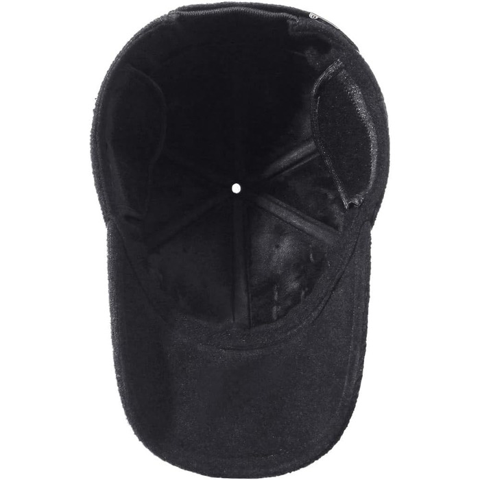 Кепка YAMEE для чоловіків на зиму з відкидними навушниками, тепла бейсболка, універсальний розмір (2361*Сірий)