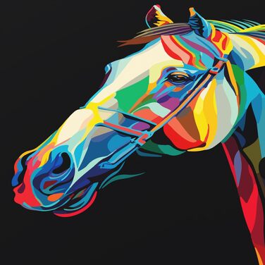 Ігровий килимок для миші CSL XXL Mousepad Gaming (900x400 мм), Alchemy Colour Horse — великий килимок на стіл для геймерів, сумісний з Razer, Logitech, Roccat