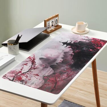 Килимок для миші ігровий XXL 900x400 мм, антиковзка підкладка для комп'ютера, ноутбука, MacBook, з натурального каучуку, водонепроникний, з принтом аніме