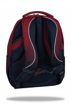 Багатовідсінковий шкільний рюкзак CoolPack, 21 л (червоний, синій)