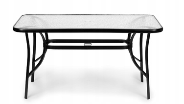 Скляний садовий стіл Modern Home SC-094, 140x80x71,5 см