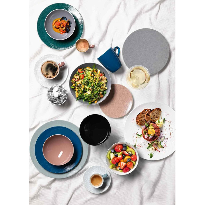 Seltmann Weiden Life Fashion Classic Blue Sugar Bowl, 260 ml, Sugar Container with Lid, Modern Design with a Special Feel, Mix & Match Dishware, Porcelain, Blue/White