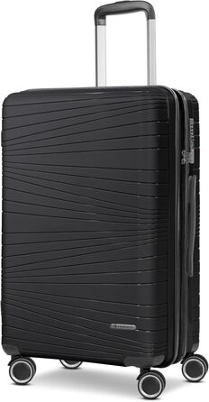 Набір валіз Franky Dallas 3.0 (3 шт.) | Чорний | TSA-замок, 4 колеса, об'єм 36/60/92 л