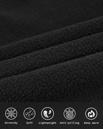 Чоловіча флісова жилетка 33000ft - ультралегка, без рукавів, з кишенями та блискавкою, чорна