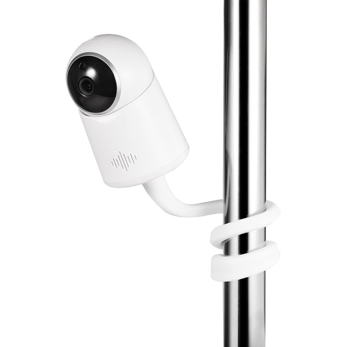 Дзеркало-тримач для дитячого монітора Lonnky 7.1' - сумісний з Vtech, Eufy, ANMEATE та іншими моделями, гнучкий кріплення для ліжечка та стіни, без інструментів