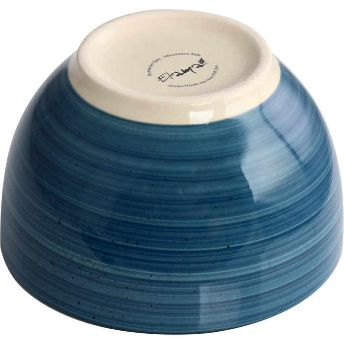 Elama Gia Столовий сервіс з кераміки, круглий, темно-синій, 24 елементи