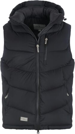 Чоловіча степна жилетка Blue Wave Jasper з відстібаною капюшоном, чорна, 6XL