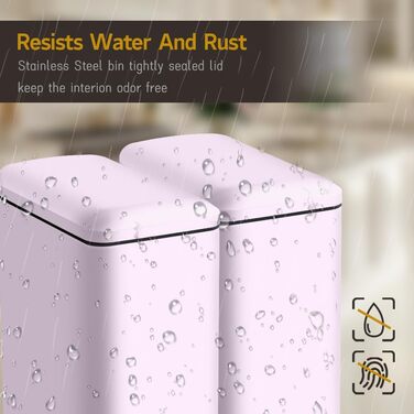 Відро для сміття кухонне 30 літрів з кришкою, педальним механізмом, зелене, для кухні, ванної кімнати та офісу