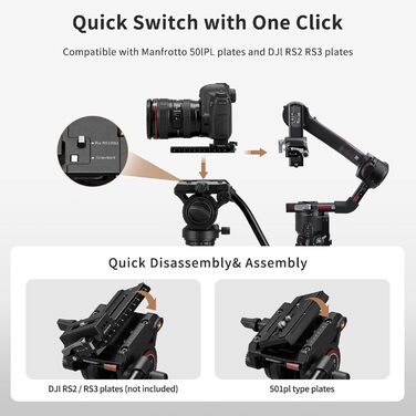 Однонога штатив Cayer FP34 з плавним голковим підшипником, 180 см, для DSLR камер Canon, Nikon, Sony, Olympus, Panasonic