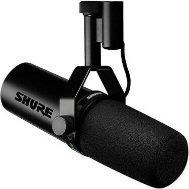 Мікрофон Shure SM7dB - динамічний вокальний мікрофон для радіо, подкастів та запису, XLR, теплий звук