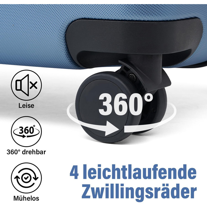 Набір валіз COOLIFE 3 в 1: Жовто-чорний дорожній набір з TSA-замком та телескопічним ручками | Rollkoffer