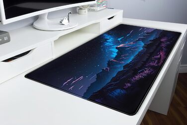 Килимок для миші та клавіатури Moon Mushroom XXL 80x40 см (Blue Mountain)