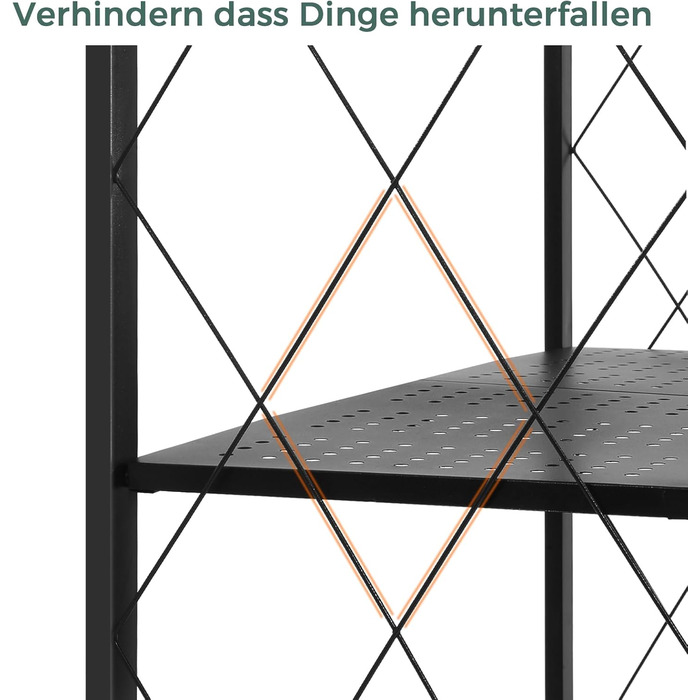 Deanic 5-Tier Folding Heavy Duty Shelf