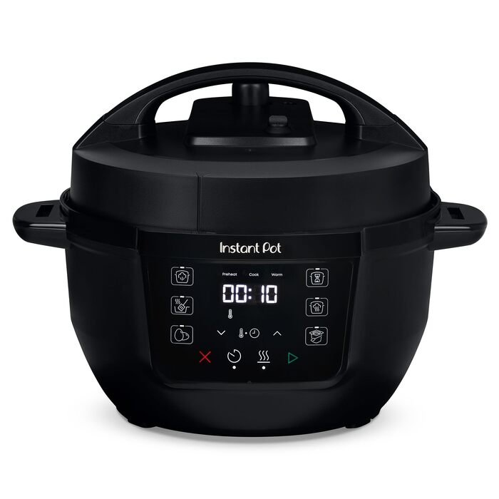 Мультиварка Instant Pot 3.8L 7-в-1 Smart Cooker - мультикухня, рисоварка, сковорода, йогуртниця, пароварка, підігрівач їжі, чорний