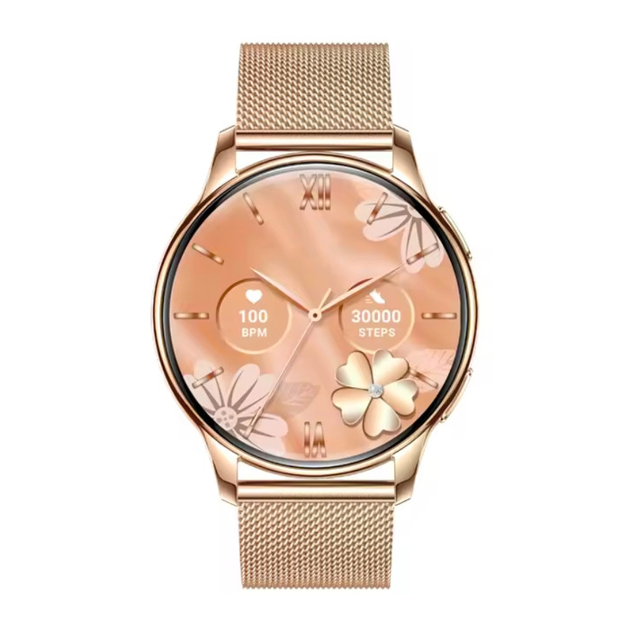 Смарт-годинник Torica SmartWatch AMOLED, 300 мАг, з функцією дзвінків та тонометром, золотий