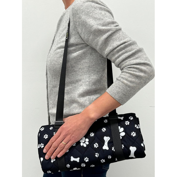 Ремінь безпеки для собак Loop для заднього сидіння авто, з карабіном, регульована довжина 60-80 см, аксесуар до килимка для собак NIMM Mich MIT (LOOP-PPM1003)