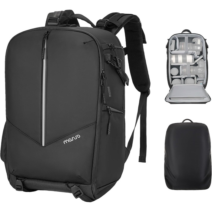 MOSISO Рюкзак для фотокамери, водонепроникний, для Canon/Nikon/Sony, з відділенням для ноутбука 16