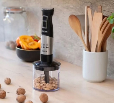 Ручний блендер MPM MBL-34M, 1500 Вт, чорний