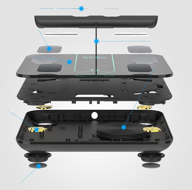 Розумні підлогові ваги Healthkeep для Android та iOS, до 180 кг (Вітринний образец/Некомплект)