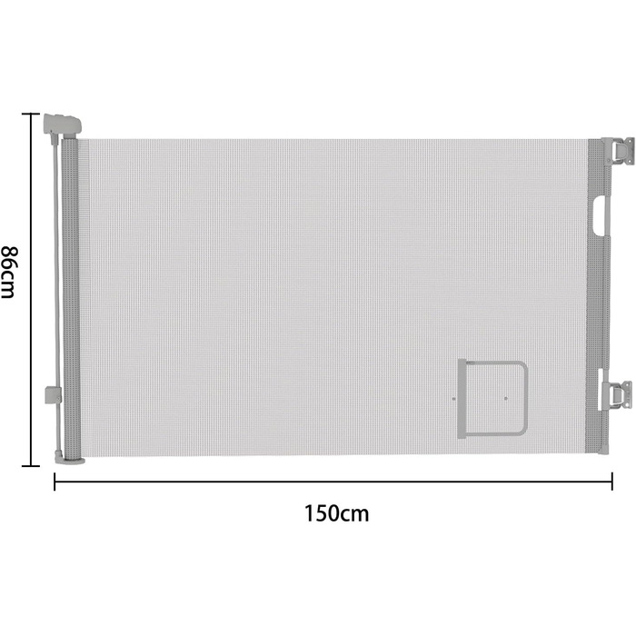 Клітка для цуценят/малих тварин 8 секцій, загон для собак з захисним тентом, гнучкий та складаний, 80*60 см, 8 шт.
