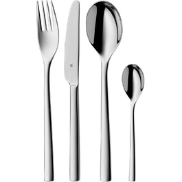 Silit Trend Cutlery Set, 6 Persons, 24-Piece, Monobloc Knives, Polished Crominox Stainless Steel, Rustproof, Scratch-Resistant, Durable, Dishwasher-Safe