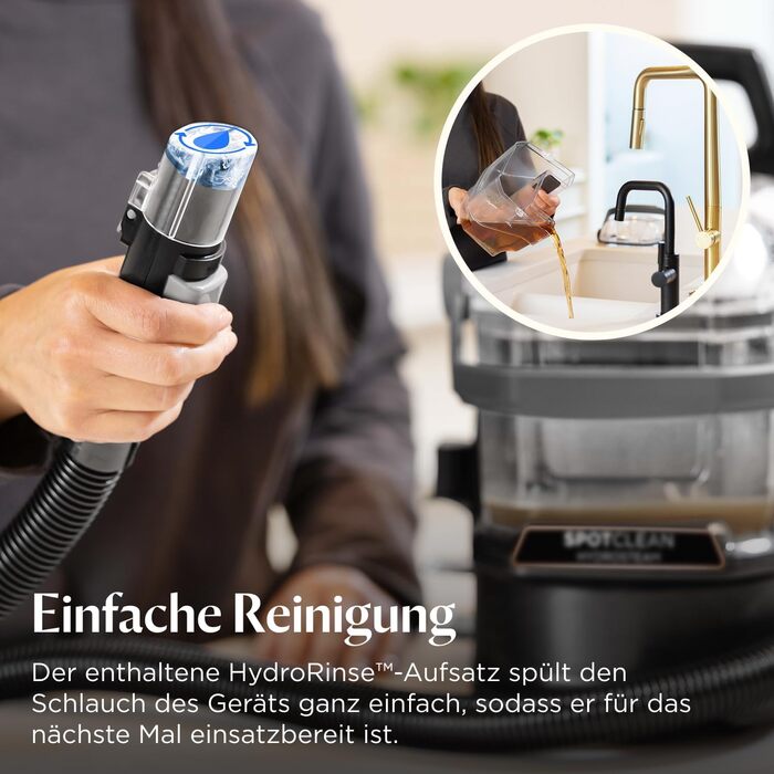 БІССЕЛ SpotClean HydroSteam: пароочисник для килимів та м'яких меблів, потужний 1000W, 3689N (новинка)