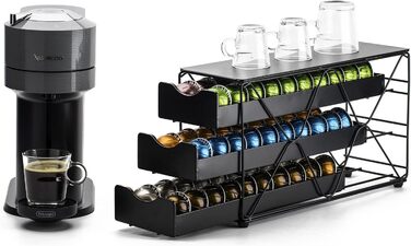 Організатор для капсул Nespresso Vertuo Bagoo - трирівнева шухляда для зберігання капсул