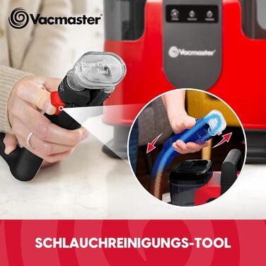 Пилосос миючий Vacmaster STMEUB01 для м'яких меблів та килимів 15КПа, 1150 Вт