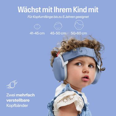 Дитячі захисні навушники Alpine Muffy Baby, шумозаглушення 24 дБ, для дітей до 5 років, бежевий