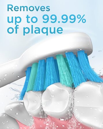 Електрична зубна щітка Sonic Snow з 8 насадками: для дорослих та дітей, 5 режимів, IPX7, 120 днів роботи, чорний матовий