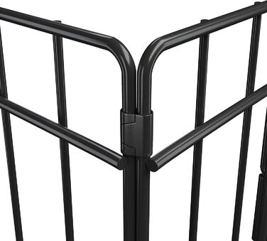 Вольєр для цуценят Yaheetech 8-секційний, 61x61 см з дверима, для собак, котів, кроликів