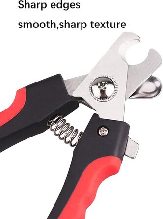 Професійний інструмент для стрижки кігтів домашніх тварин: триммер, кусачки, ножиці, нержавіюча сталь, з блокуванням та пилочкою (L)