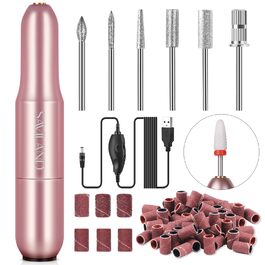 Електричний набір для манікюру та педикюру Saviland 7-в-1 - фрезер для нігтів, 20000 об/хв, для акрилу, гелю, Shellac