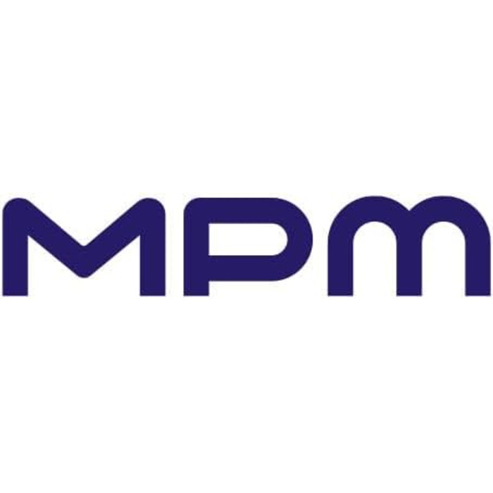 Вафельниця MPM MGO13 для бельгійських вафель, антипригарне покриття, регулювання температури, корпус з нержавіючої сталі, 1400W