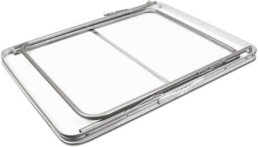 Складаний столик Casaria® для кемпінгу та саду: 80 x 60 см, алюміній, легкий, стабільний